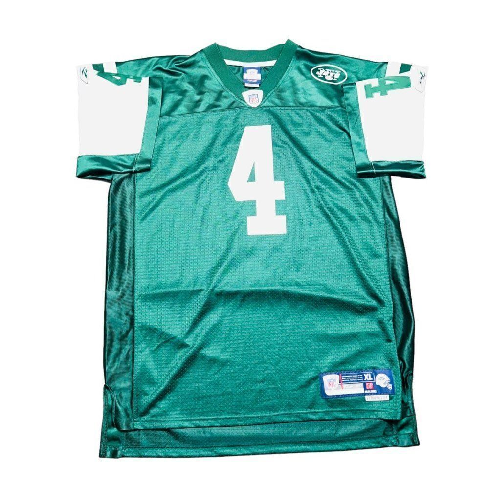 Reebok New York Jets Brett‎ Farve #4 NFL Football Jersey Men's XL